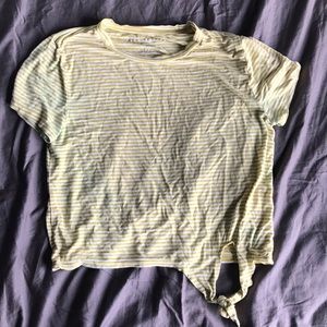 Yellow Striped Tee Shirt